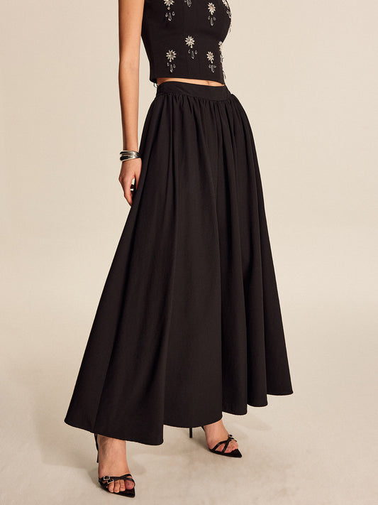 Rosa Women's Pleated Skirt - styled view