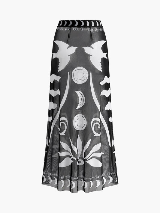 Ruby Women's Printed Cover-up - styled view