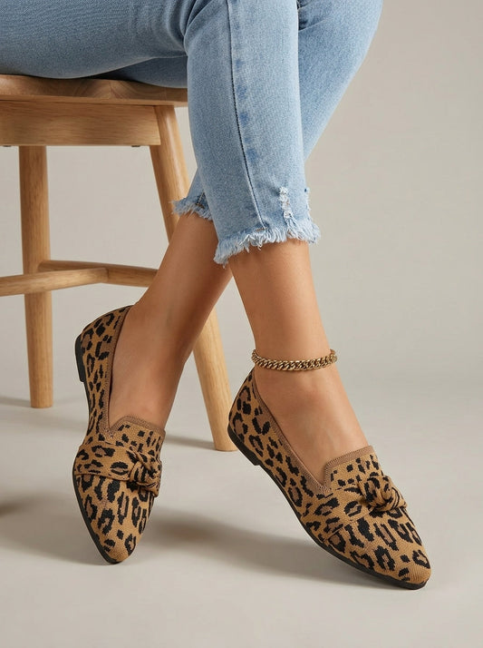 Zadie Women's Leopard Loafers - styled view