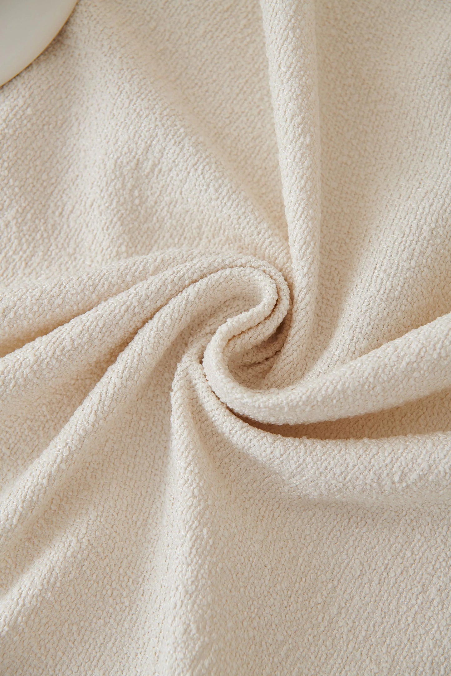 Mousoon Off-White Throw Blanket