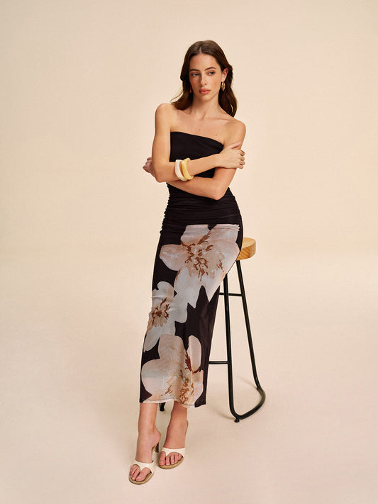Astrid Women's Pleated Dress - styled view