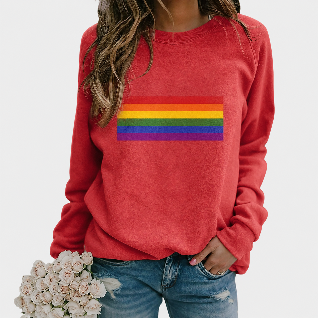 Quinn Women's Sweatshirt - back view