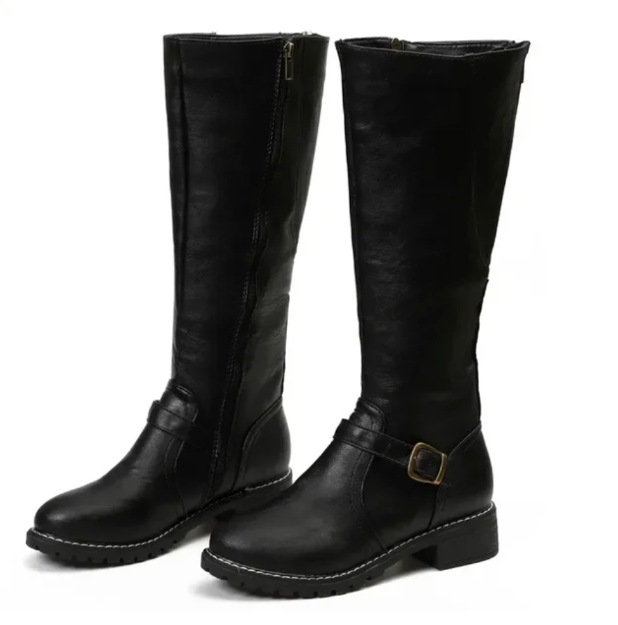 Fleur Women's Knee-high Boots - shown in use