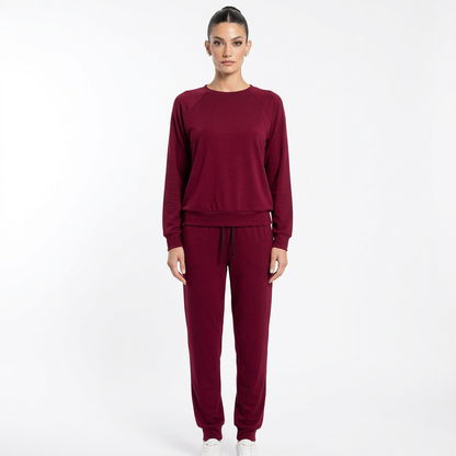 Ensemble détente femme Sasha | Manches raglan, col rond