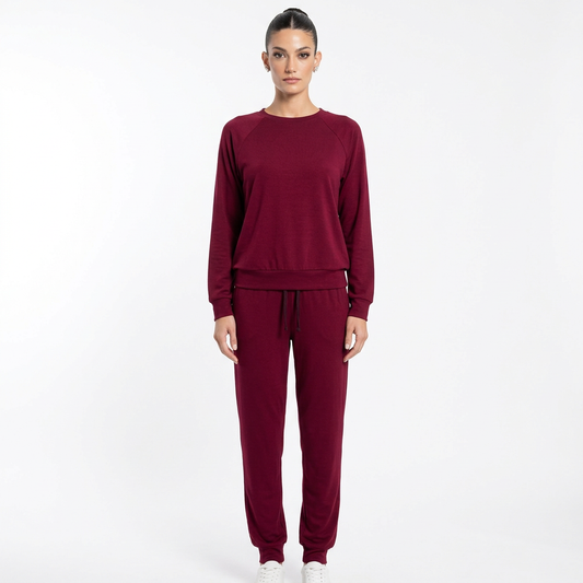 Ensemble détente femme Sasha | Manches raglan, col rond