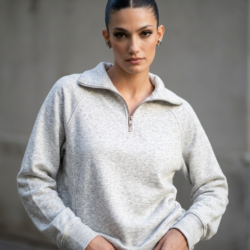 Ensemble détente femme Zora Scuba | Sweat-shirt demi-zip, joggers ajustés