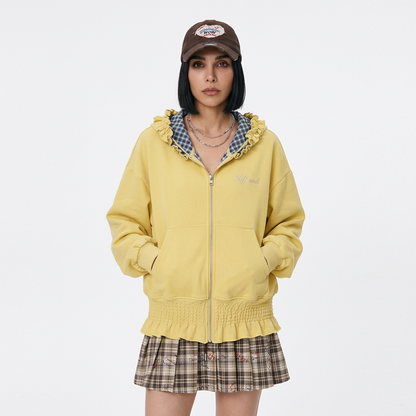 Sudadera para Mujer Evelyn | Bordado Y2K, Mezcla de Algodón