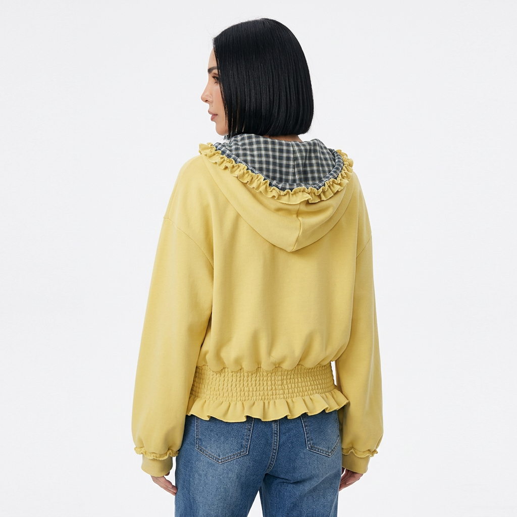 Sudadera para Mujer Evelyn | Bordado Y2K, Mezcla de Algodón