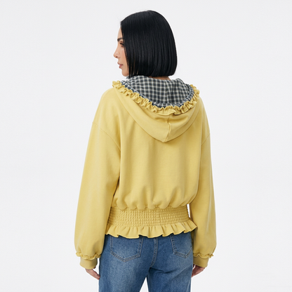 Sudadera para Mujer Evelyn | Bordado Y2K, Mezcla de Algodón