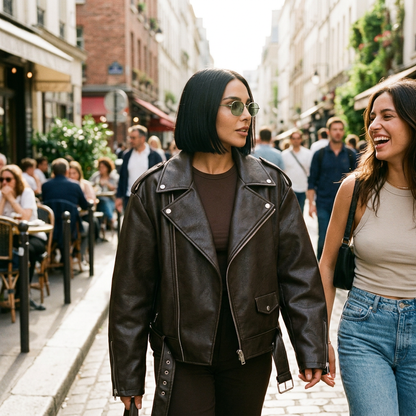 Veste Femme Dara | Cuir, Chic Décontracté