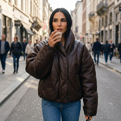 Veste Femme Willa | Similicuir, Coupe Oversize