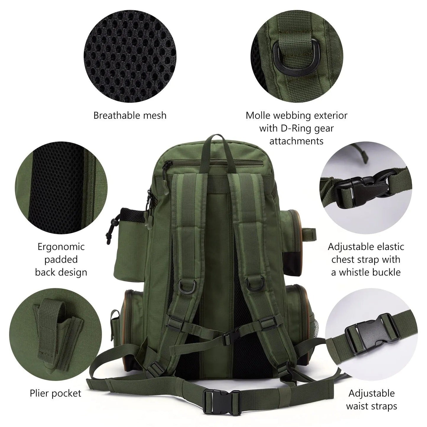 Verity Women's Backpack - fabric and finish detail