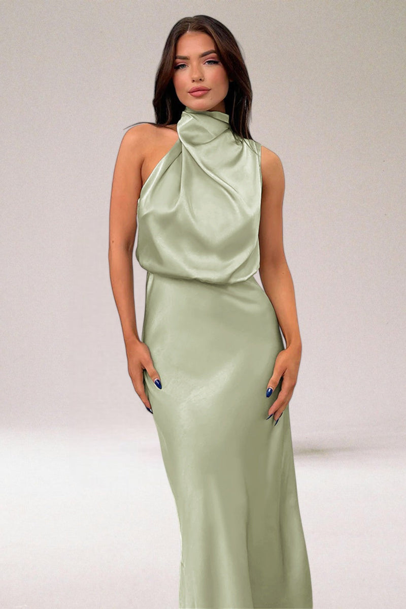 Freya Women's Dress | Halter, Floor Length