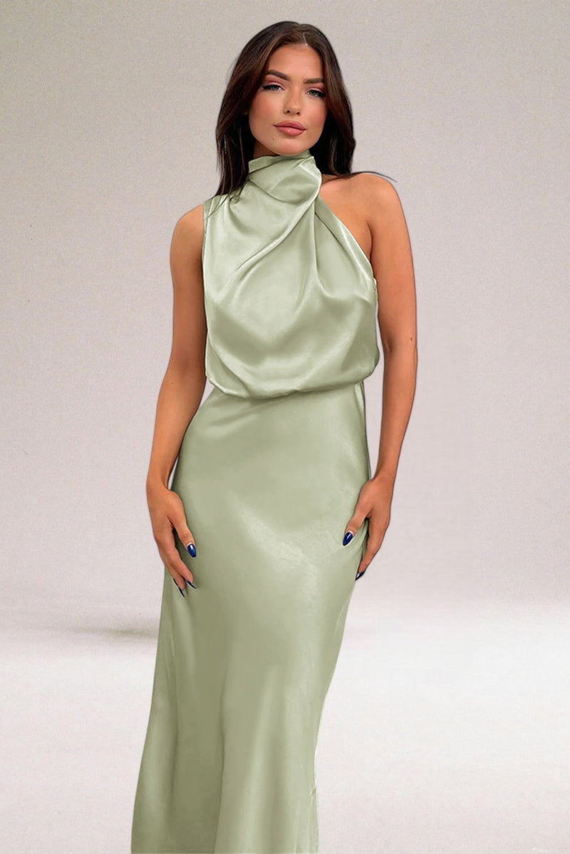 Lila Women's Dress | Halter, Maxi
