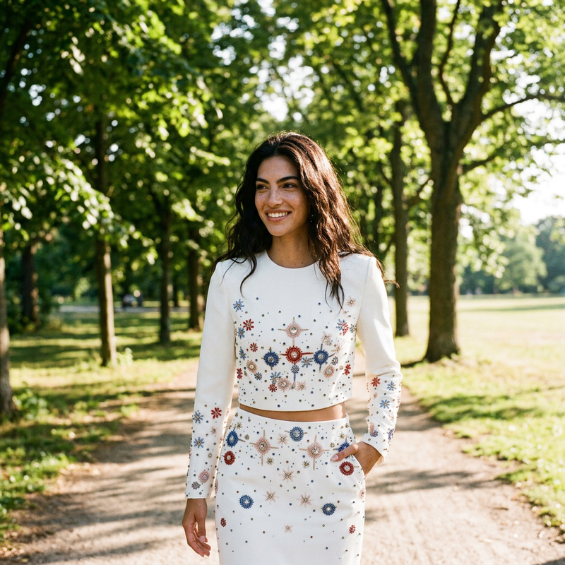 Ensemble robe pour femmes Cora | Élégant deux pièces, veste à manches longues, jupe crayon