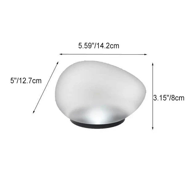 North Solar Glass Light - close-up detail