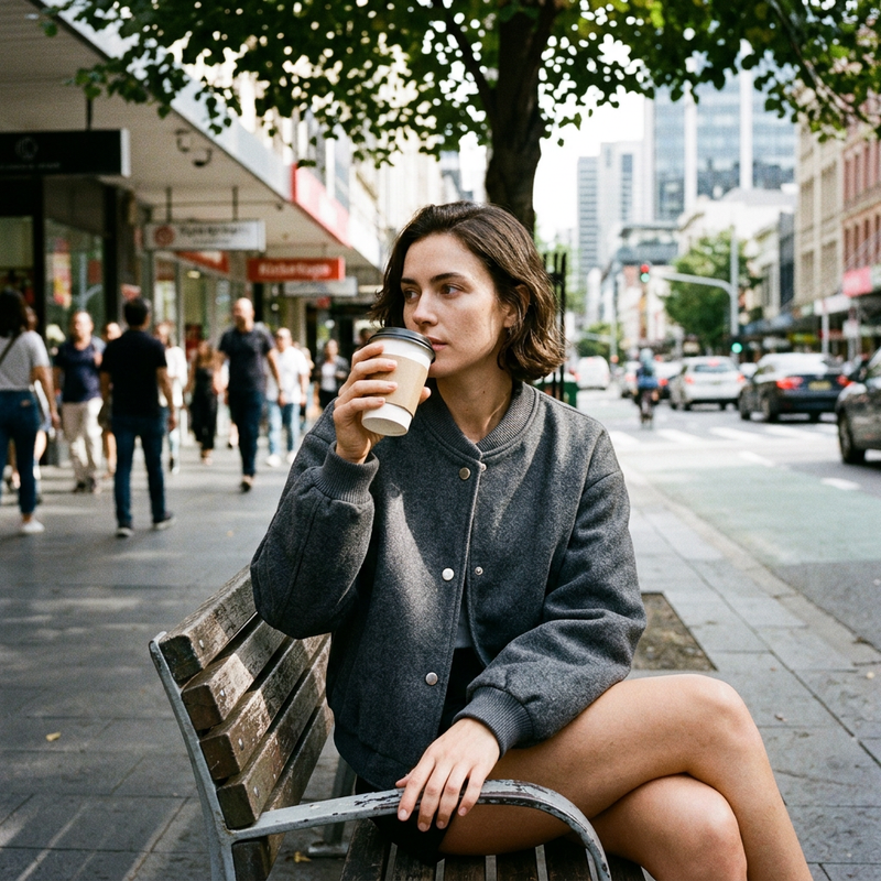 Chaqueta de Mujer Mila | Bomber de Tweed Cortada, Diseño Elegante