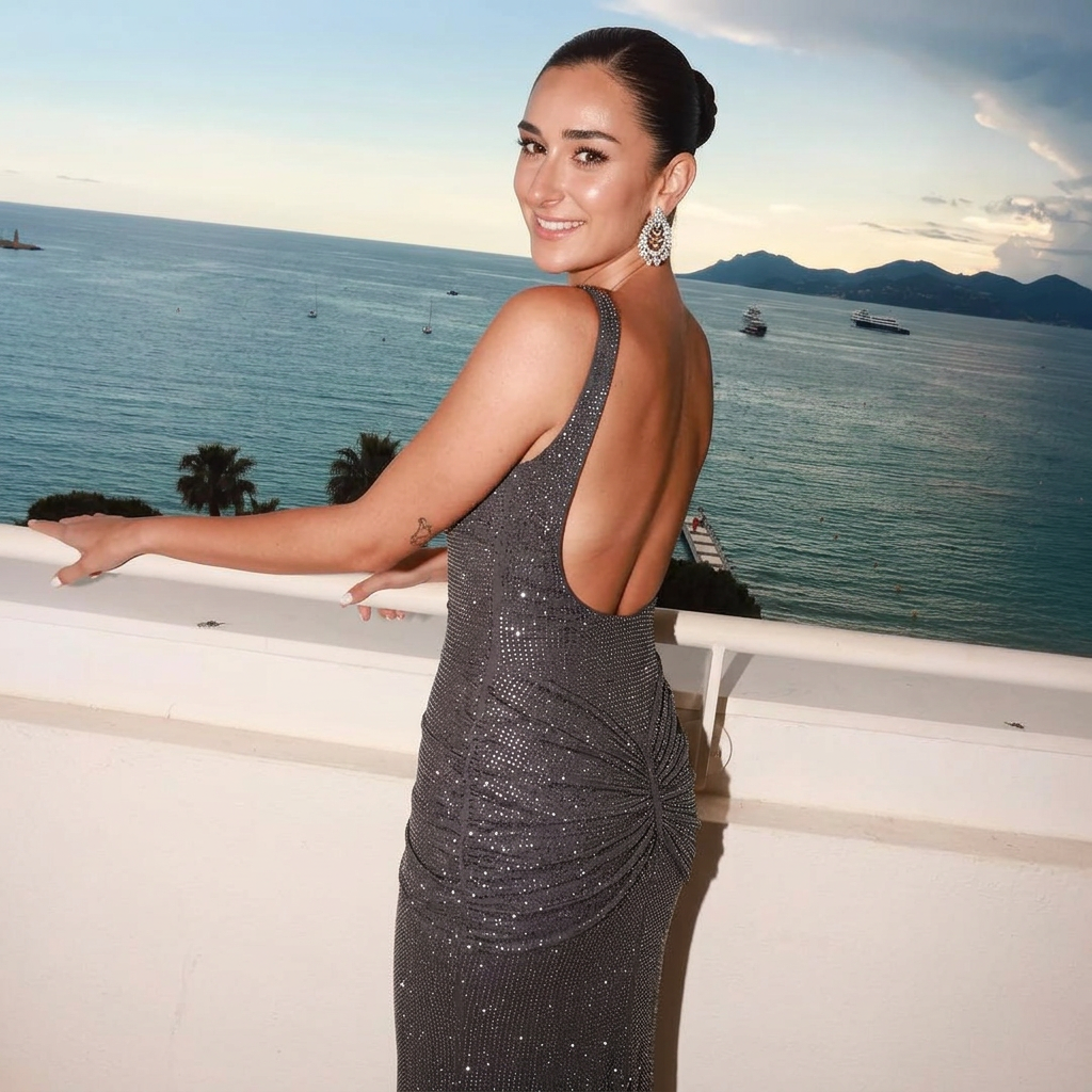 Robe cocktail pour femmes Daisy | Dos nu ajusté, maxi longue au sol