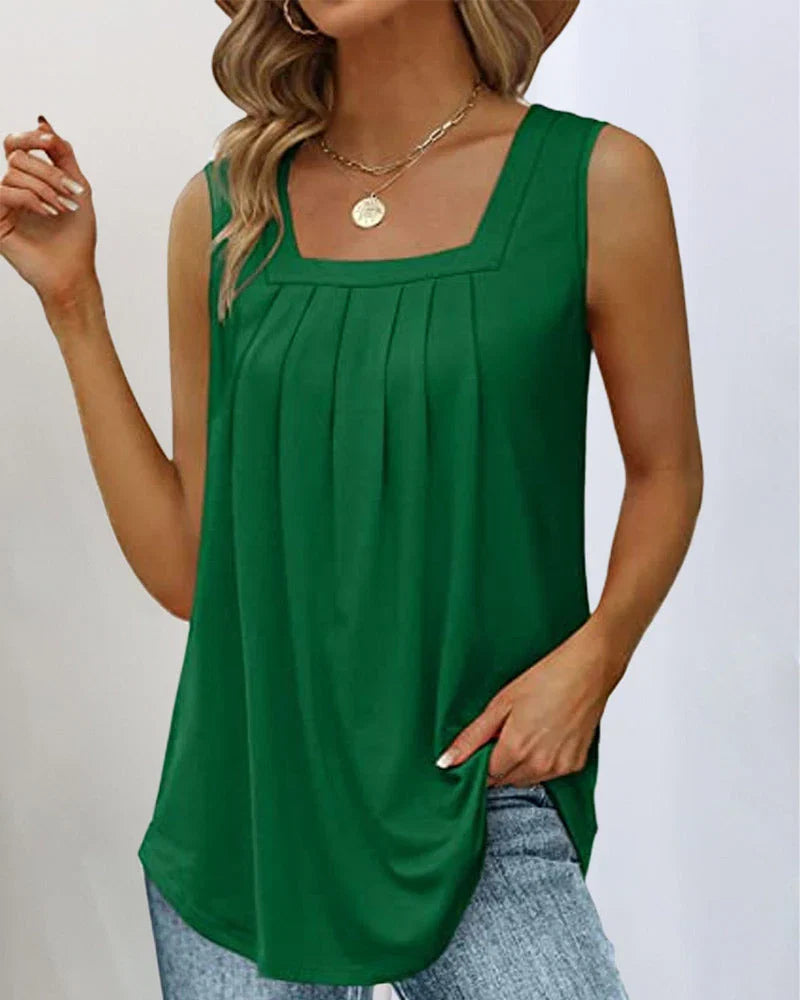 Lila Women's Tank Top - close-up detail