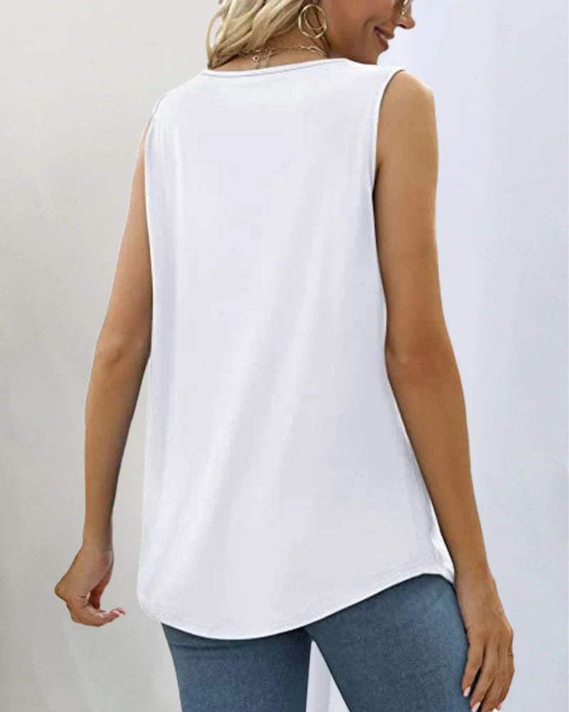 Lila Women's Tank Top - flat lay