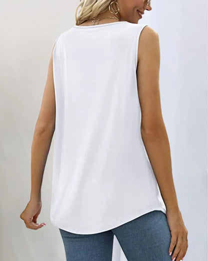 Lila Women's Tank Top - flat lay