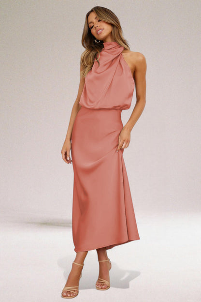 Freya Women's Dress - fabric and finish detail