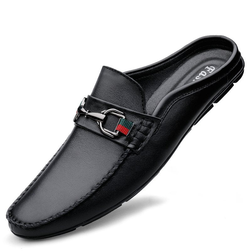 Griffin Men's Loafers - fabric and finish detail