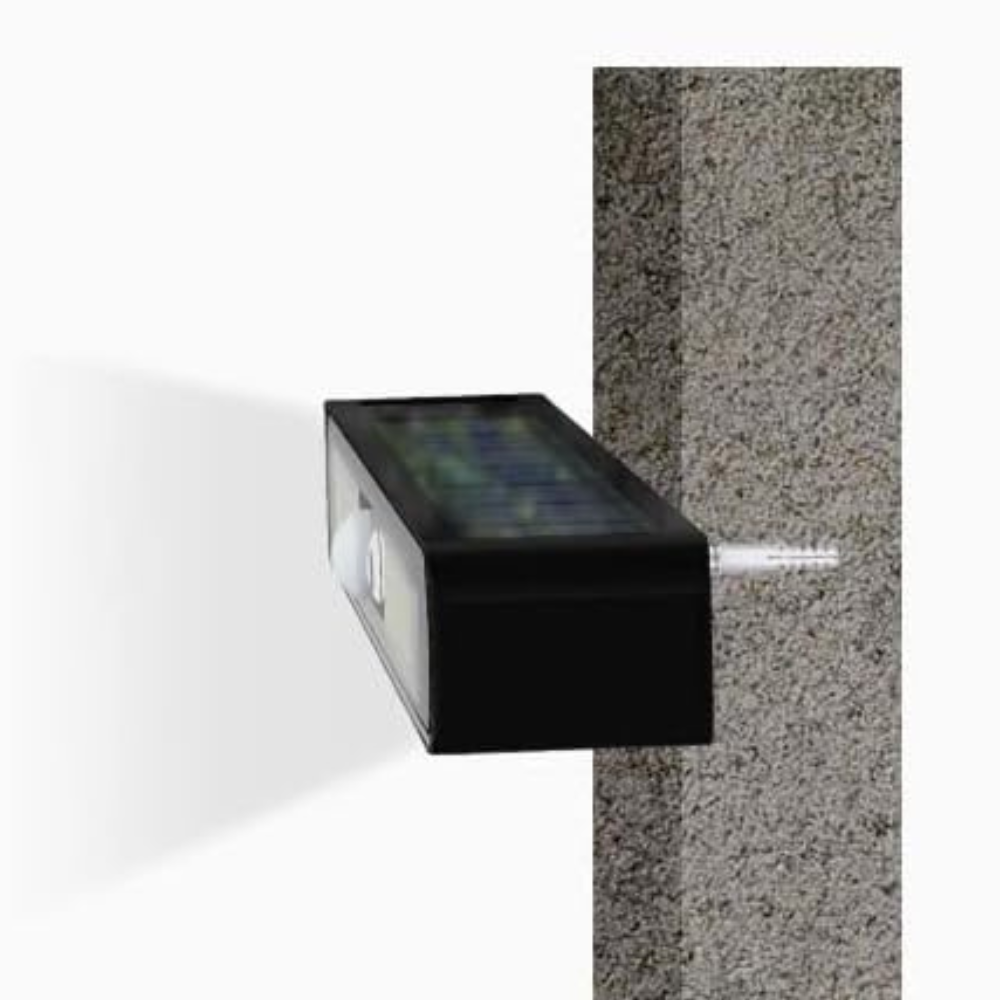 Slate Solar Lamp - full-length view
