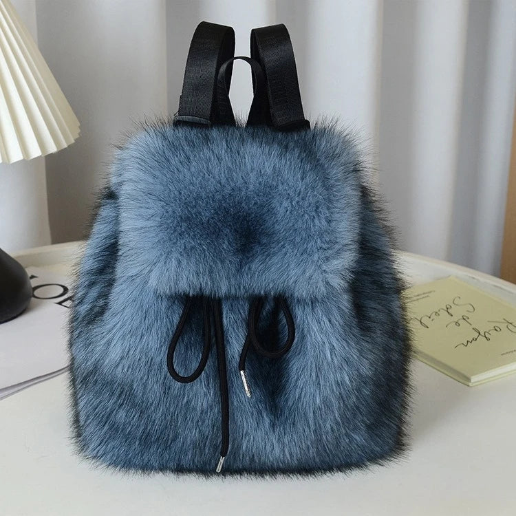 Tallulah Women's Backpack | Faux Fur