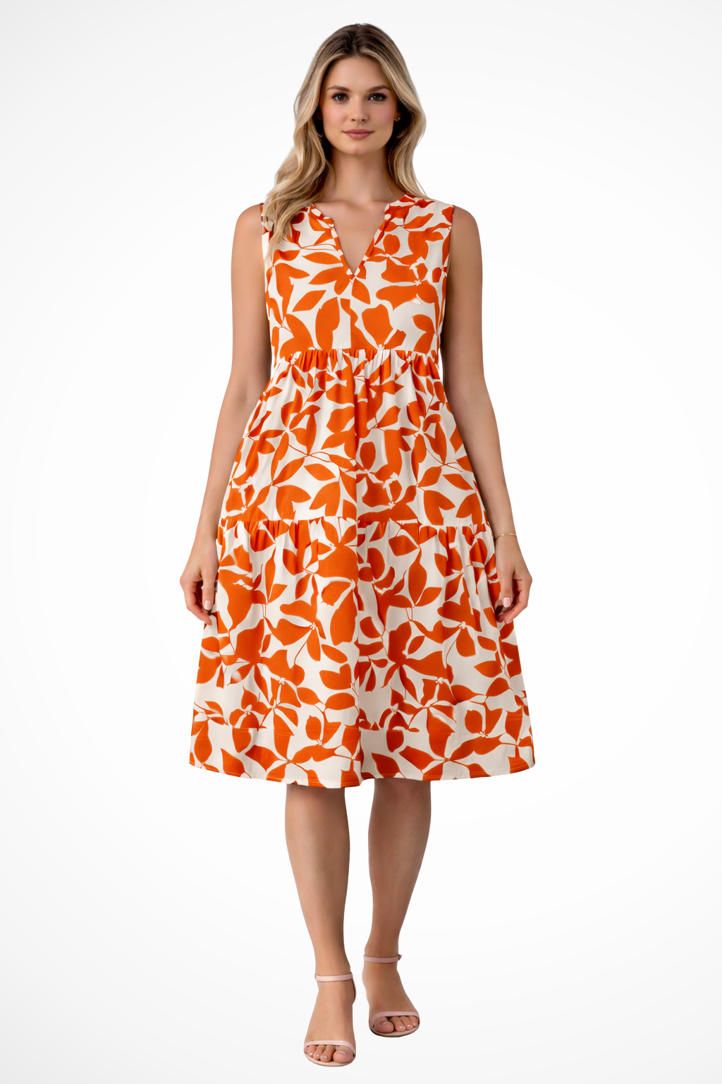Juno Women's Midi Dress - fabric and finish detail