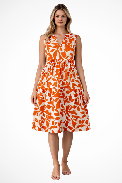 Juno Women's Midi Dress - fabric and finish detail