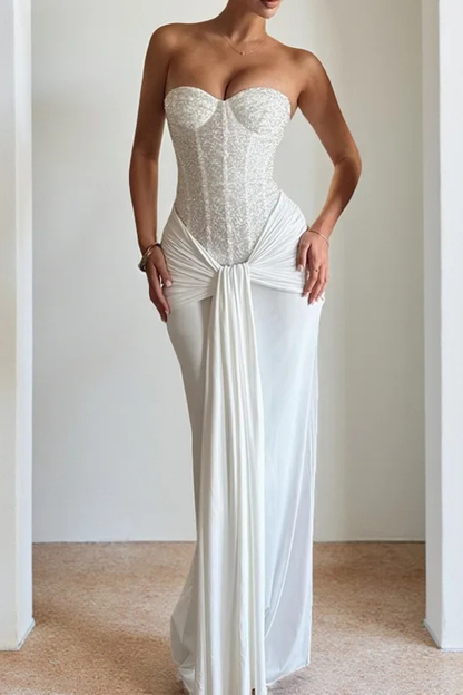 Alba Women's Maxi Dress - back view