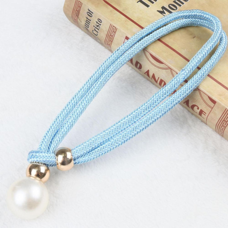 Lustrous Pearl Curtain Tie Backs | Faux Pearl, Adjustable 2-Pack