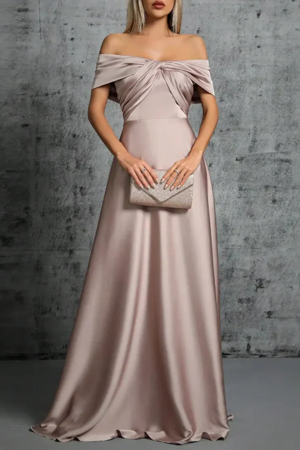 Mabel Women's Pleated Maxi Dress - close-up detail