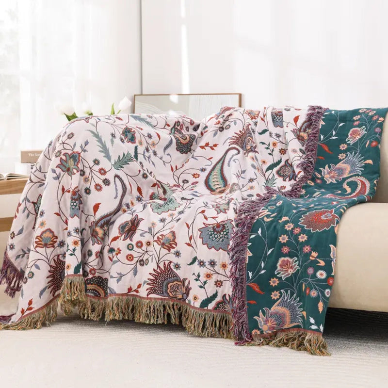 Vale Liora Vintage Reversible Soft Blanket | Reversible, Vintage