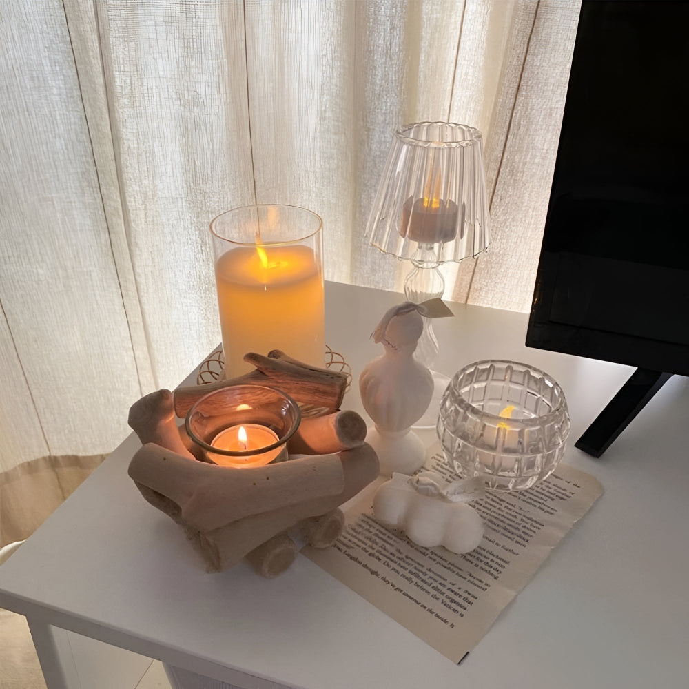 Driftwood Haven Tealight Holder