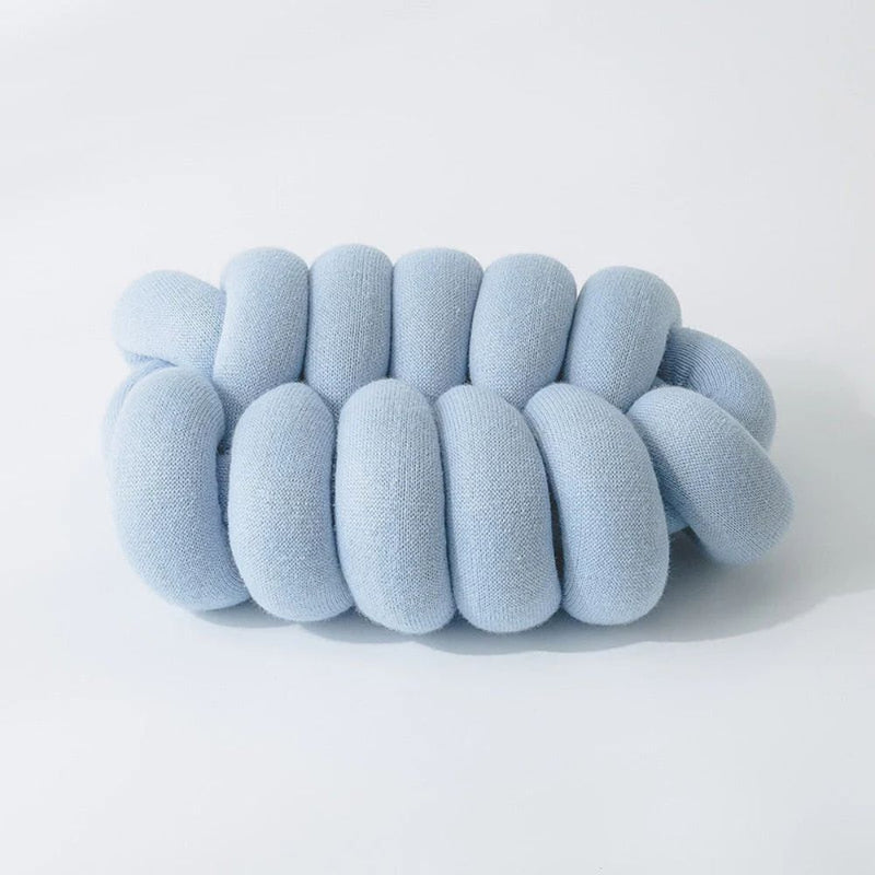Splendid Ellipse Knotted Plush Cushion | Plush, Living Room
