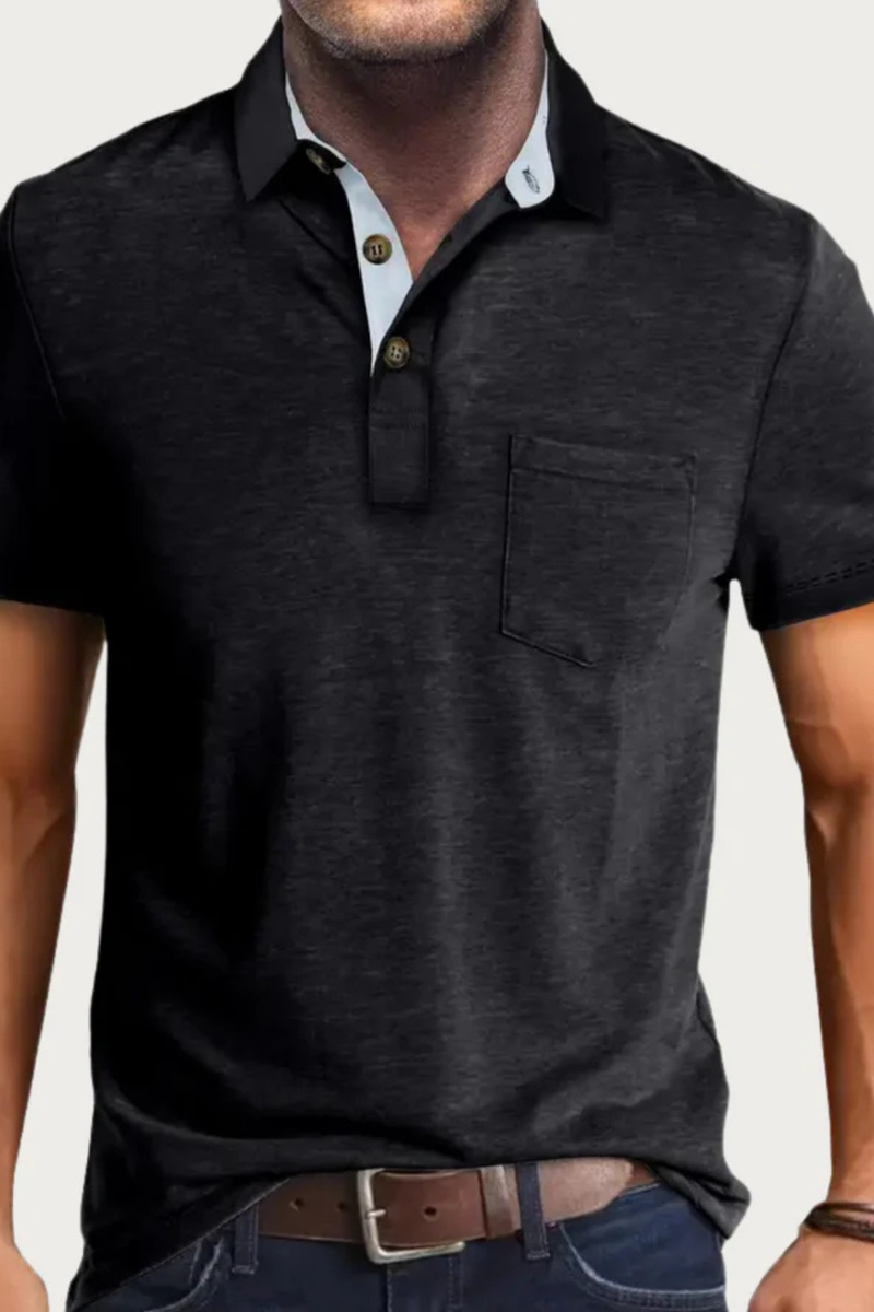 Tristan Men's Shirt - close-up detail