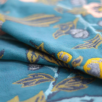 Reversible Cotton Bath Towel | Hibiscus Print
