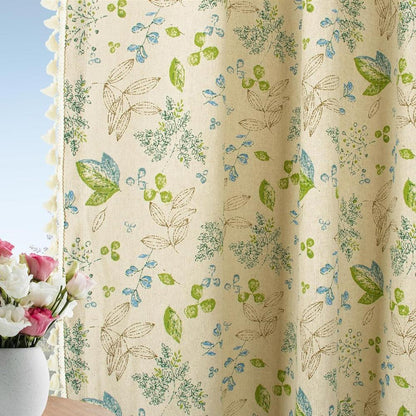 Wildflower Veil Curtains | 80% Light Block, Energy-Saving