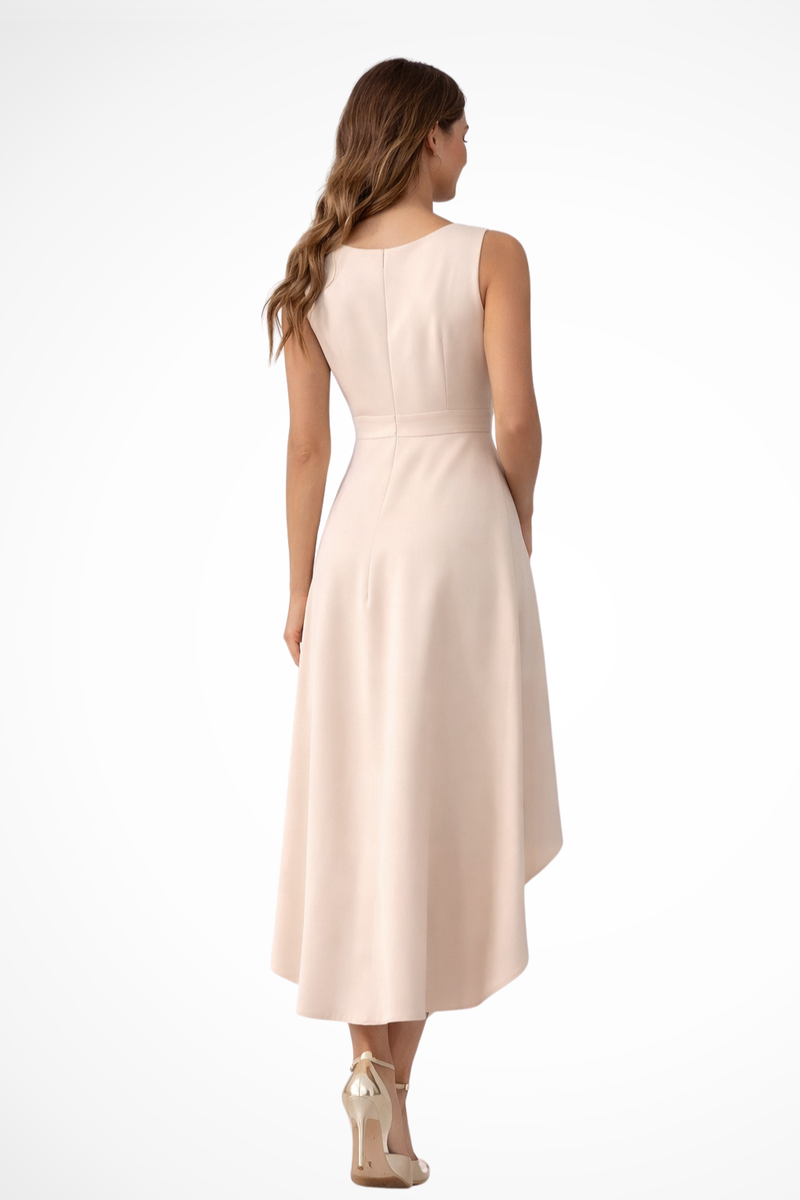 Vera Women's Asymmetric Dress - fabric and finish detail