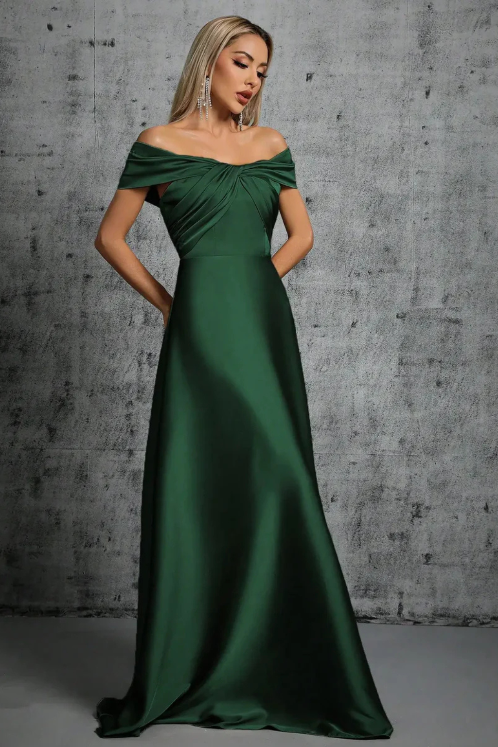 Mabel Women's Pleated Maxi Dress - styled view
