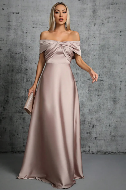 Mabel Women's Pleated Maxi Dress - front view