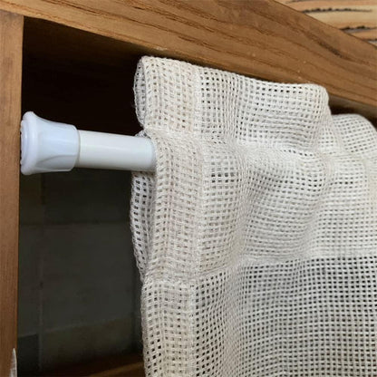 Adjustable Telescopic Curtain Rod | No-Drill, Rustproof Aluminum