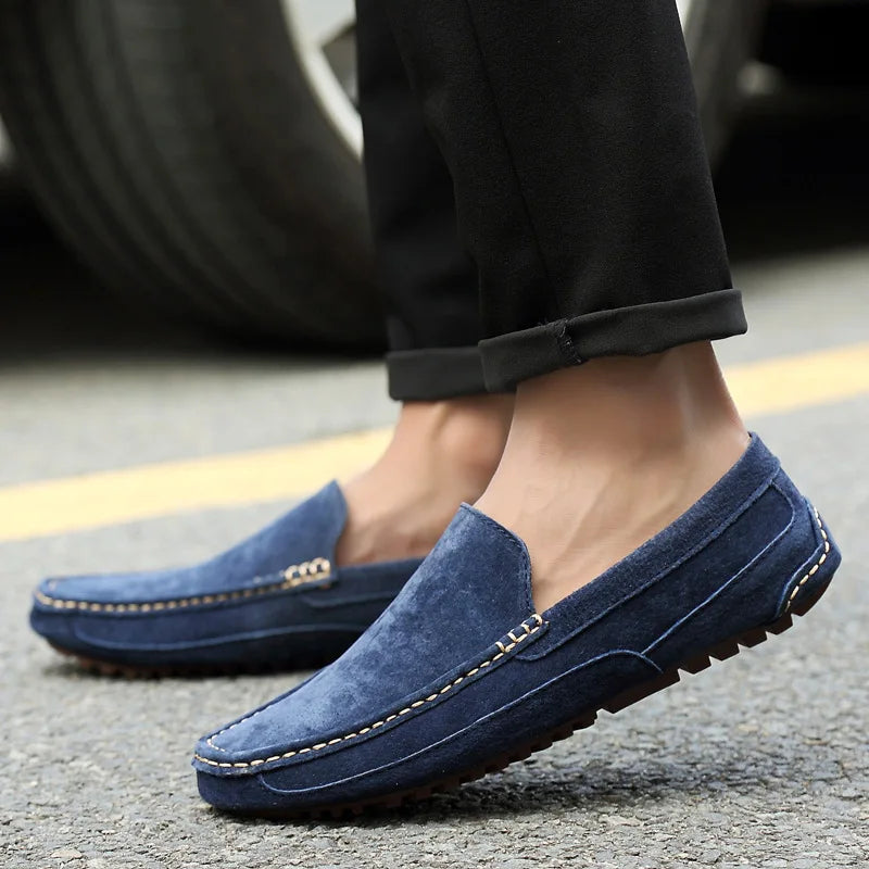 Wilder Men's Suede Loafers - flat lay