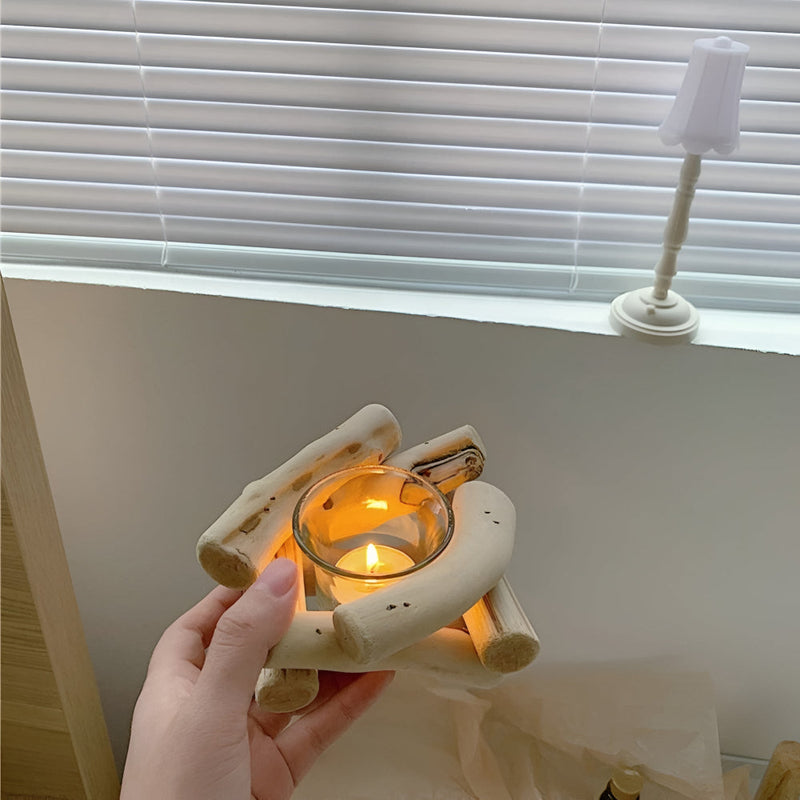 Driftwood Haven Tealight Holder