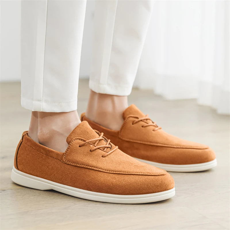 Astrid Women's Suede Loafers | Lace, Lace-up