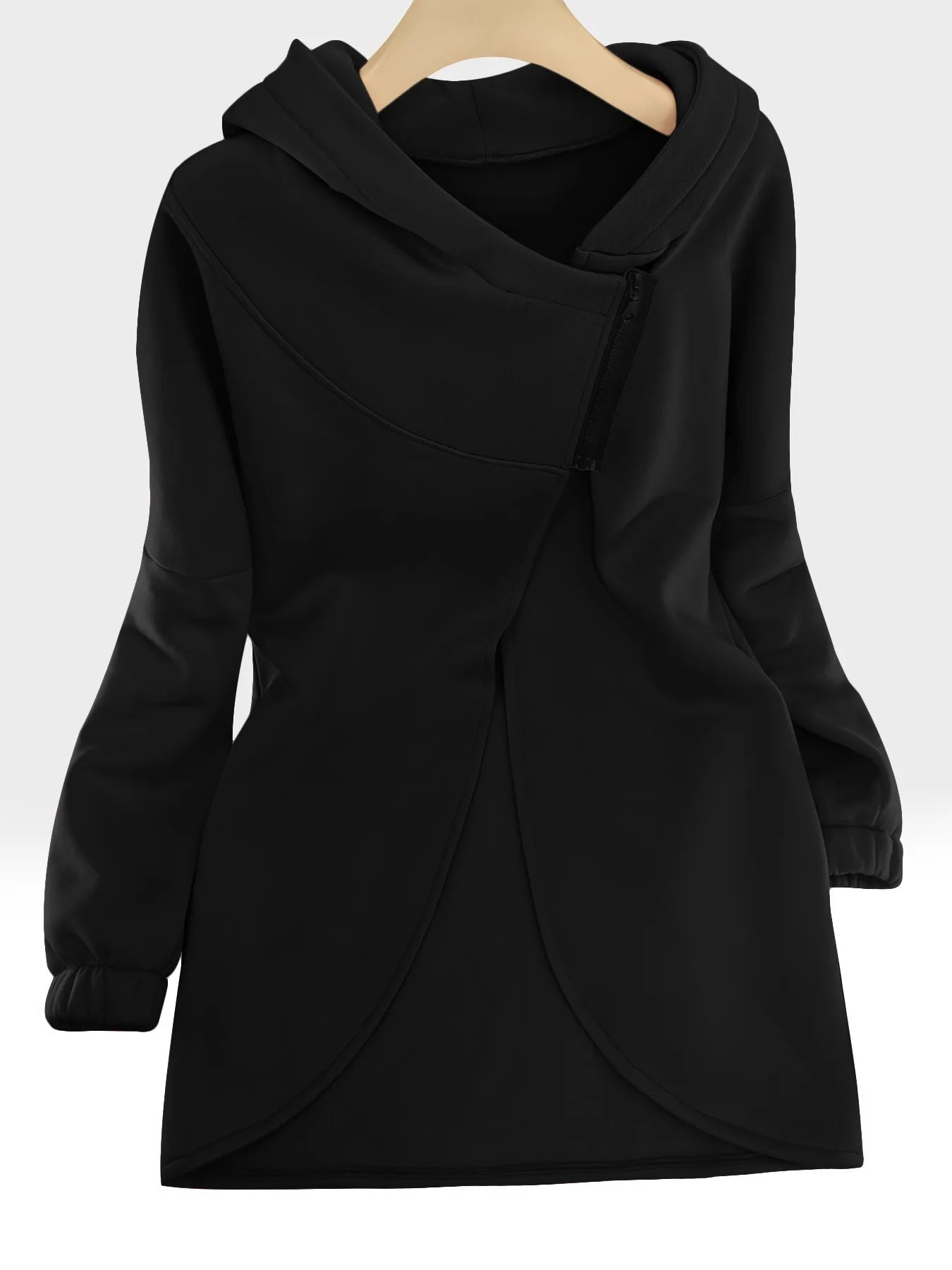 Mira Women's Asymmetric Hoodie - front view