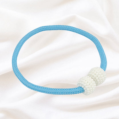 Magnetic Pearl Curtain Tie Backs | No-Hook, 2-Pack
