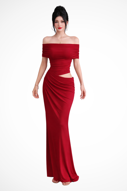 Nadia Women's Maxi Dress - front view